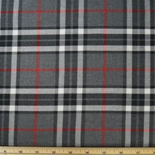 Polyviscose Tartan Fabric