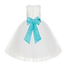 Floral Lace Flower Girl