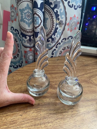 Pair vtg art deco glass - vtg,