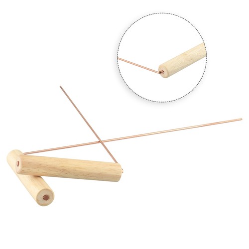Dowsing rods wooden handles - rods,