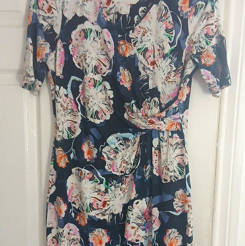 Laura ashley navy floral - navy, wrap