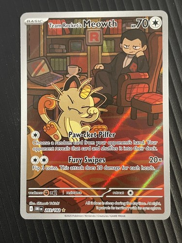 Team rocket meowth 203 - rocket's, 203/182