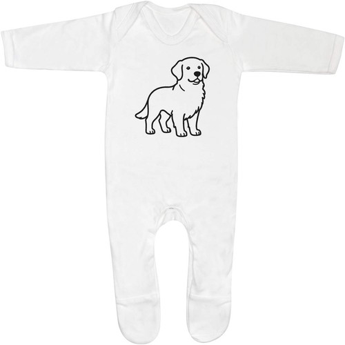 Golden retriever baby romper - baby,