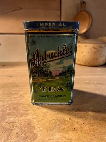Antique old arbuckle tea - antique,