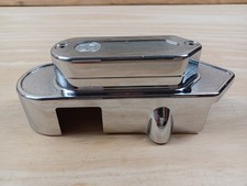 91-99 Harley Dyna FXD FXWG Wide Glide H-D OEM Chrome Swingarm Axle Cover