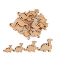Cute Dinosaur MDF Craft Shapes
