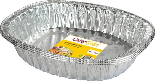 Large oval foil roasting tray - roasting,