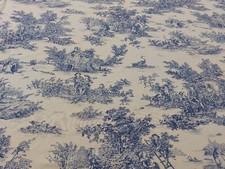 Vintage Toile de jore  Fabric