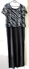 Joseph Ribkoff Full Length Black Evening Dress, UK size 20