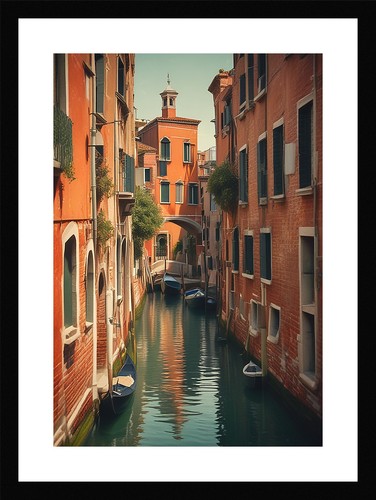 Intimate venice canals framed - intimate,