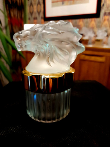 Lalique lion head - lalique,