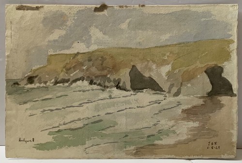 Vintage 1940 painting - vintage, 1940’s
