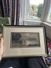 Vintage Framed Print Friars Crag Lake District Elmer Keene