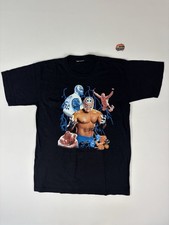 WWF men’s 1990s Y2K black