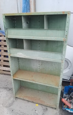 vintage industrial shelving