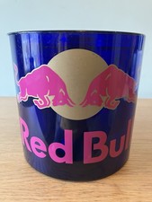 Genuine Red Bull Ice Bucket/Cooler Plastic Blue Some Marks VGC Great For Bar