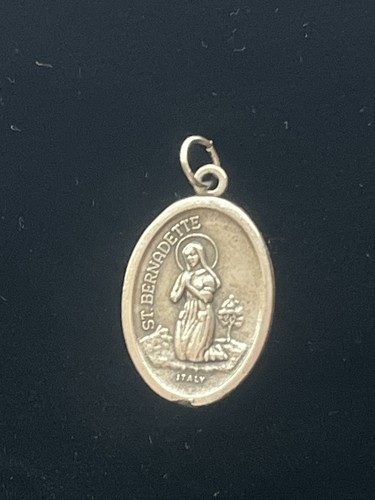 Vintage bernadette medal - vintage,