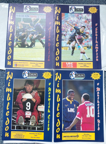Wimbledon home programmes - 4,