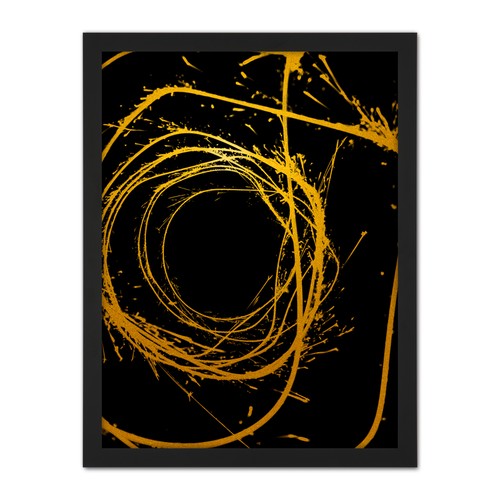 Gold effect yellow black - effect,