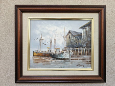 W Jones Original Oil Painting