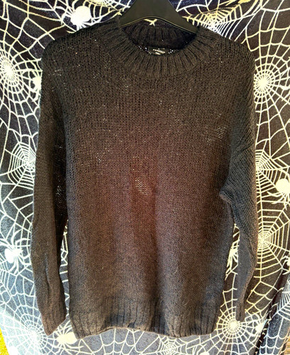 Primark black acrylic knit - primark,
