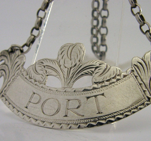 Sterling silver port - port, decanter
