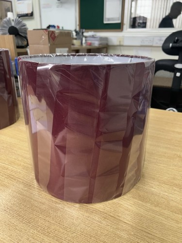 30cm burgundy linen lampshade - 30cm,