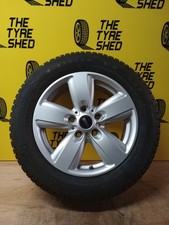 Mini BMW Alloys with 205 60 16 Winter Cut Tyres Set of 4 Very Clean Tyres