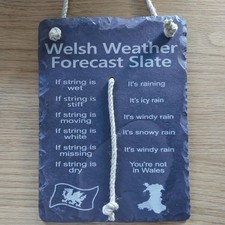 Welsh hanging Weather forecast