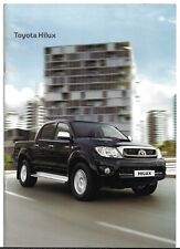 Toyota Hilux Pick-Up 2010 French Market Sales Brochure Simple Xtra Double Cabine