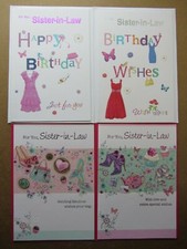 Happy Birthday Sister-in-Law Cards. Multiple designs. Select one card. 