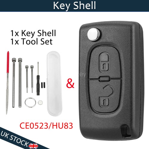 2button flip key fob - 2button, case