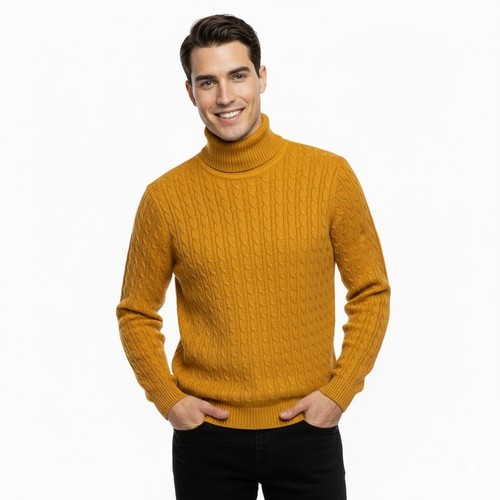 Men turtle neck cable - neck,