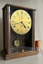 Antique English Fusee Mantle Clock Stanley London