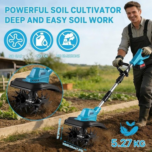 Battery cordless tiller - battery,