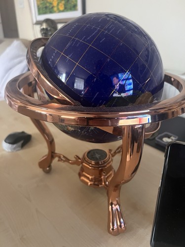 Luxury gemstone world globe - luxury,