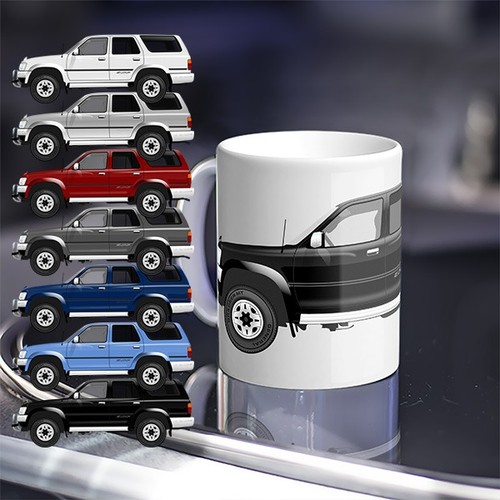 Large mug toyota hilux surf - large,