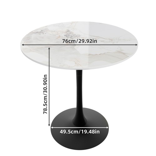 Modern flower round dining - modern,