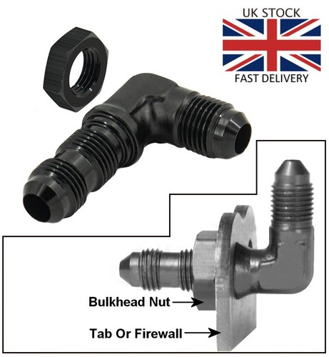 An6 bulkhead wall fitting - an6,