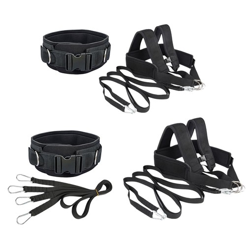 Sled pull straps tool weighted - straps,