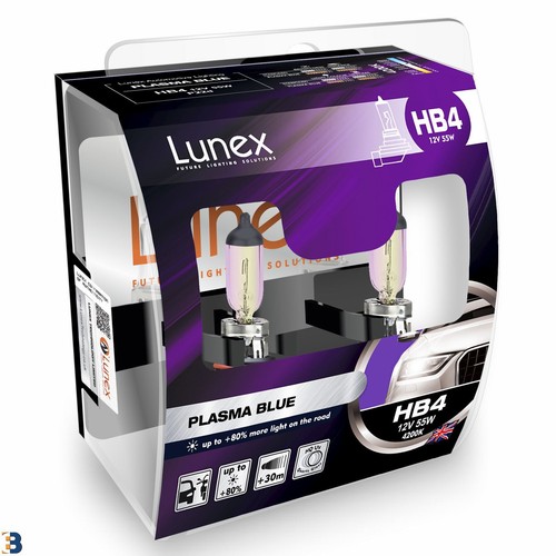 Lunex hb4 halogen plasma - hb4, blue