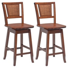 Set of 2 Swivel Bar Stools