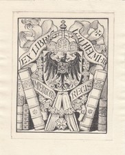 Exlibris Bookplate Klischee