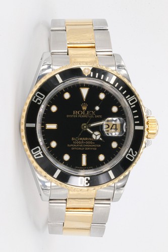 Rolex submariner ref 16613 18k - rolex,