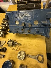 Cosworth BDA Engine parts inc AX Block, steel rods and crank, accralite pistons