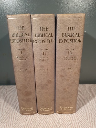 Bible commentary set - set,, the