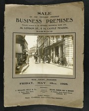 Norwich. National Provincial Bank. London Street. Sales Particulars & Plan 1928.