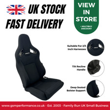 Corbeau VLS Low Base cloth Wing Back Reclining Adjustable Sport Bucket Car Seats