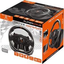 PC Steering Wheel and Pedals Subsonic Superdrive SV710 Gaming Racing