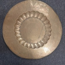 Vintage Brass Round Moroccan Table Top Serving Tray